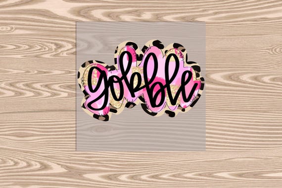 Ready to Press, Gobble Leopard Brushstroke, heat transfer print, DTF Transfer Print