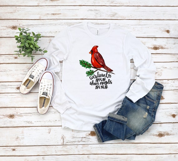 Ready to Press, When Cardinals are Near, heat transfer print, DTF Transfer Print