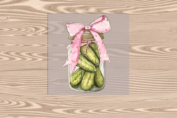 Ready to Press, Pickle Coquette, heat transfer print, DTF Transfer Print