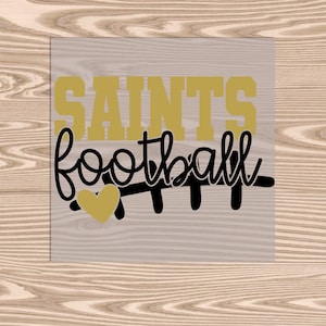 Black and Gold Football DTF Transfer Print: Ready to Press