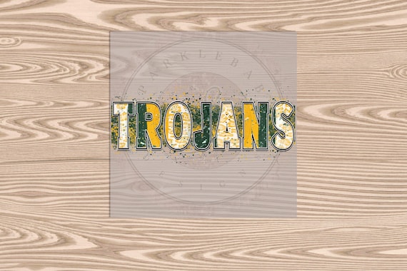 Trojans Heat Transfer Print: Ready to Press DTF Design