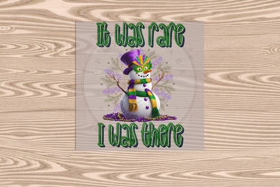Exclusive - Ready to Press, It Was Rare #SneauxLA, Louisiana Snow, heat transfer print, DTF Transfer Print