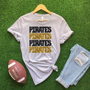 Ready to Press,   Pirates Sequin Stack  ,heat transfer print (faux sequin effect printed) , DTF Transfer Print