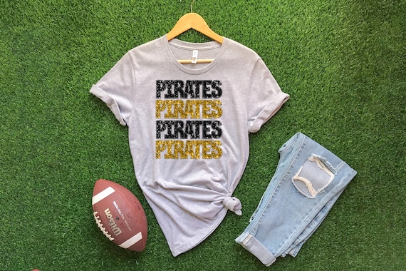 Ready to Press,   Pirates Sequin Stack  ,heat transfer print (faux sequin effect printed) , DTF Transfer Print