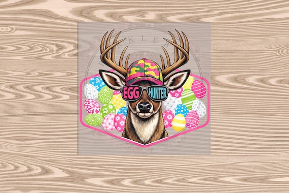 Ready to Press DTF Transfer-Egg Hunter Deer- heat transfer