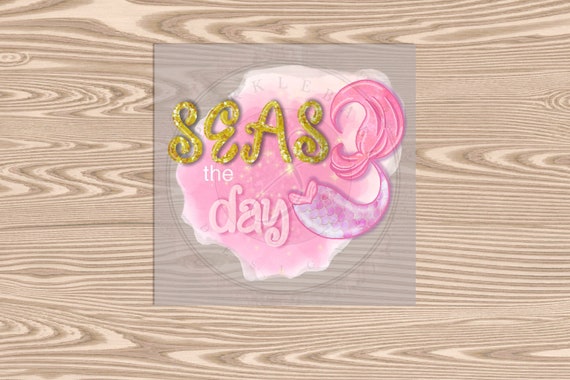 EXCLUSIVE-Ready to Press, Seas The Day Mermaid, The Only Push Ups I Do, Summer, DTF Transfer Print