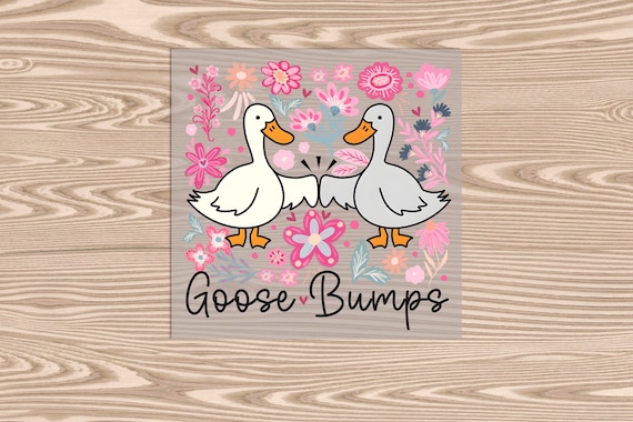 Ready to Press, Goose Bumps, heat transfer print, DTF Transfer Print