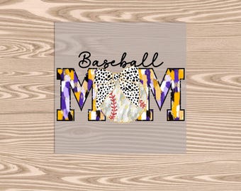 Ready to Press DTF Transfer-Baseball Mom  -- heat transfer