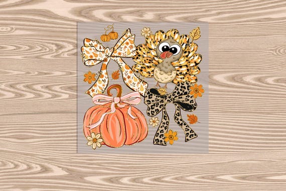 Ready to Press DTF Transfer-Fall Turkey