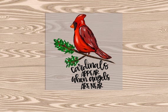 Cardinal DTF Transfer Print: Ready to Press, Heat Transfer
