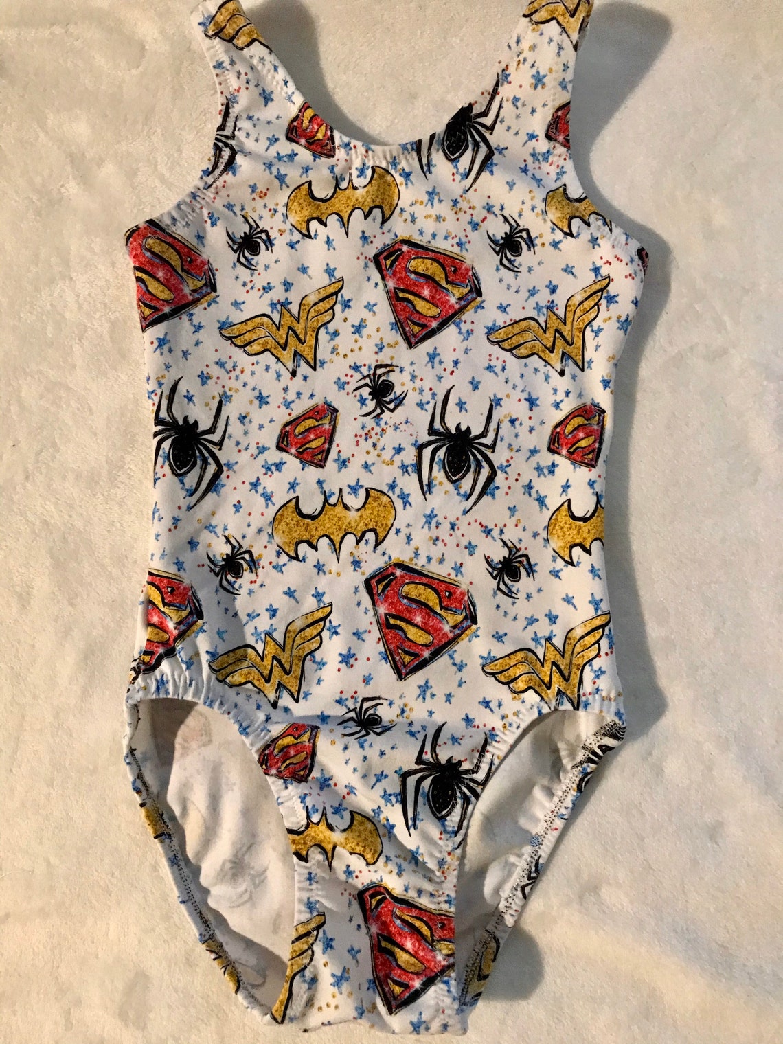 SpiderMan leotard Superman leotard batman leotard Wonder Etsy