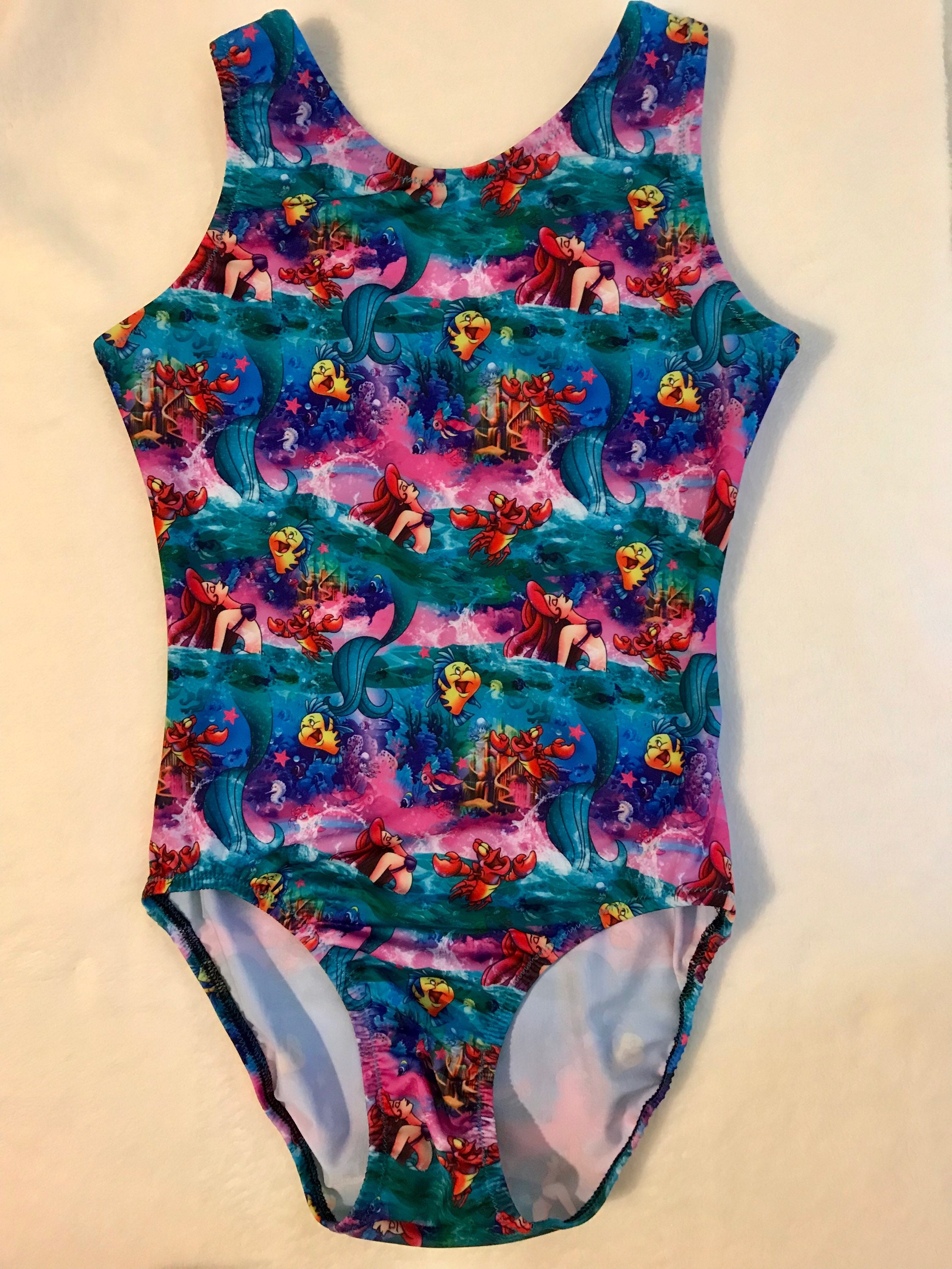 Disney leotard Ariel leotard The Little Mermaid leotard Etsy