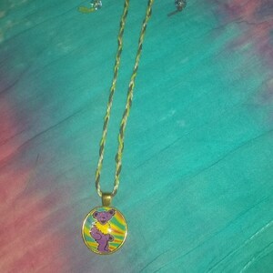 Purple Hemp Necklace