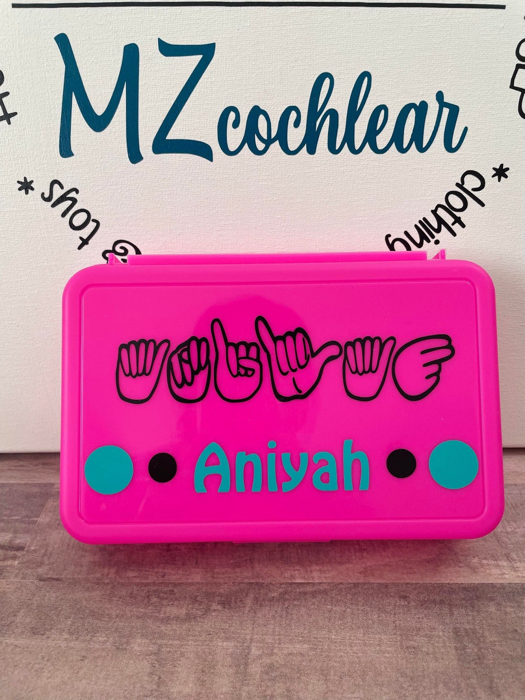 ASL Name Pencil or Crayon Box/ ASL Finger Spelling Etsy