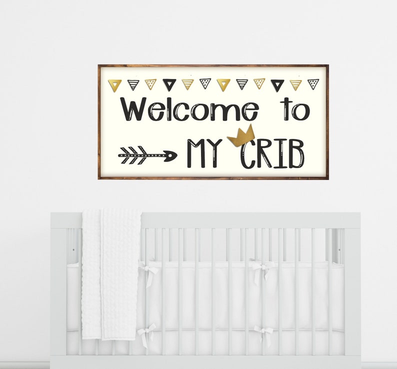 farmhouse style crib