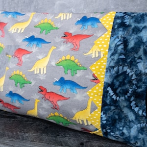Toddler Dinosaur Travel Pillowcase