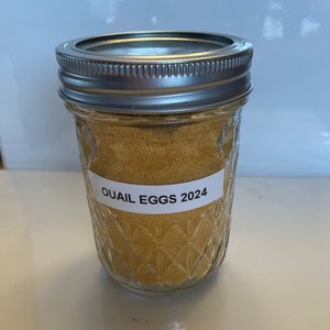 Quail Eggs, Powdered Quail Eggs, Dehydrated Quail Eggs, Powdered Protein Egg Supplement, Dog Treat/Protein, Whole Powdered Quail Eggs