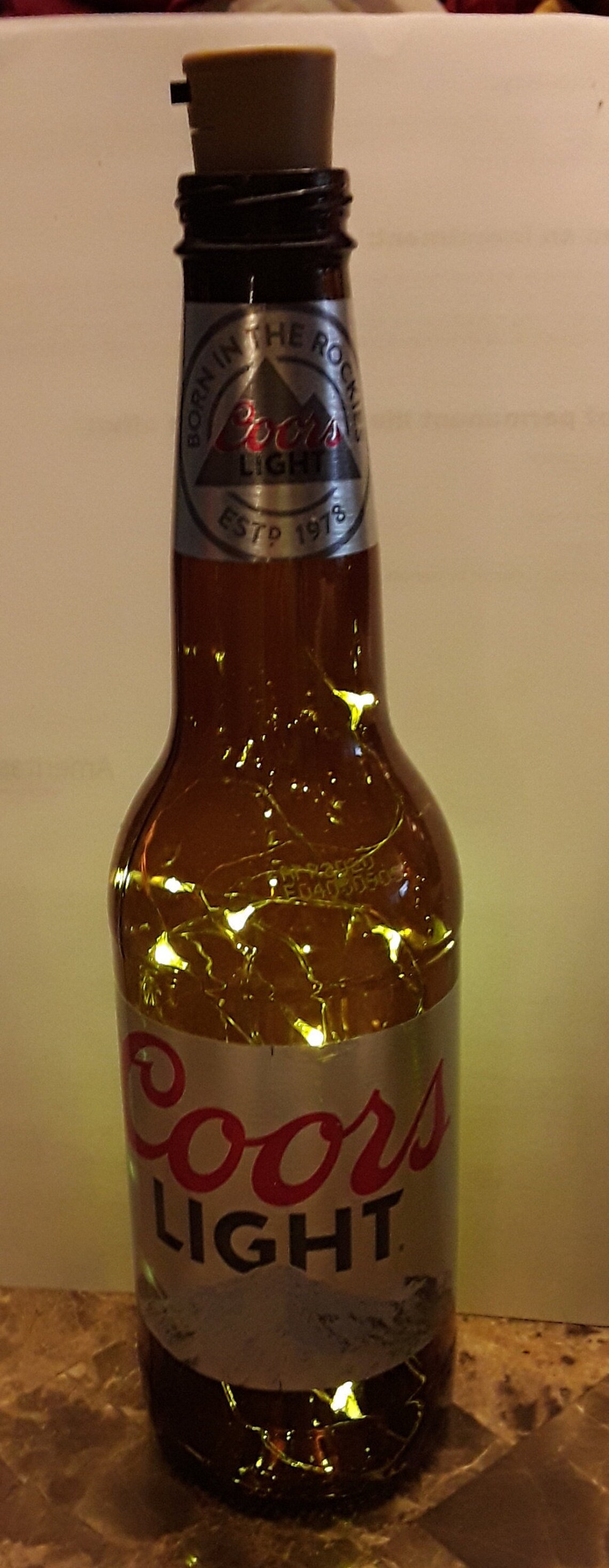 Coors Light Bottle Lights, Coors Light Gifts, Coors Light Lighted