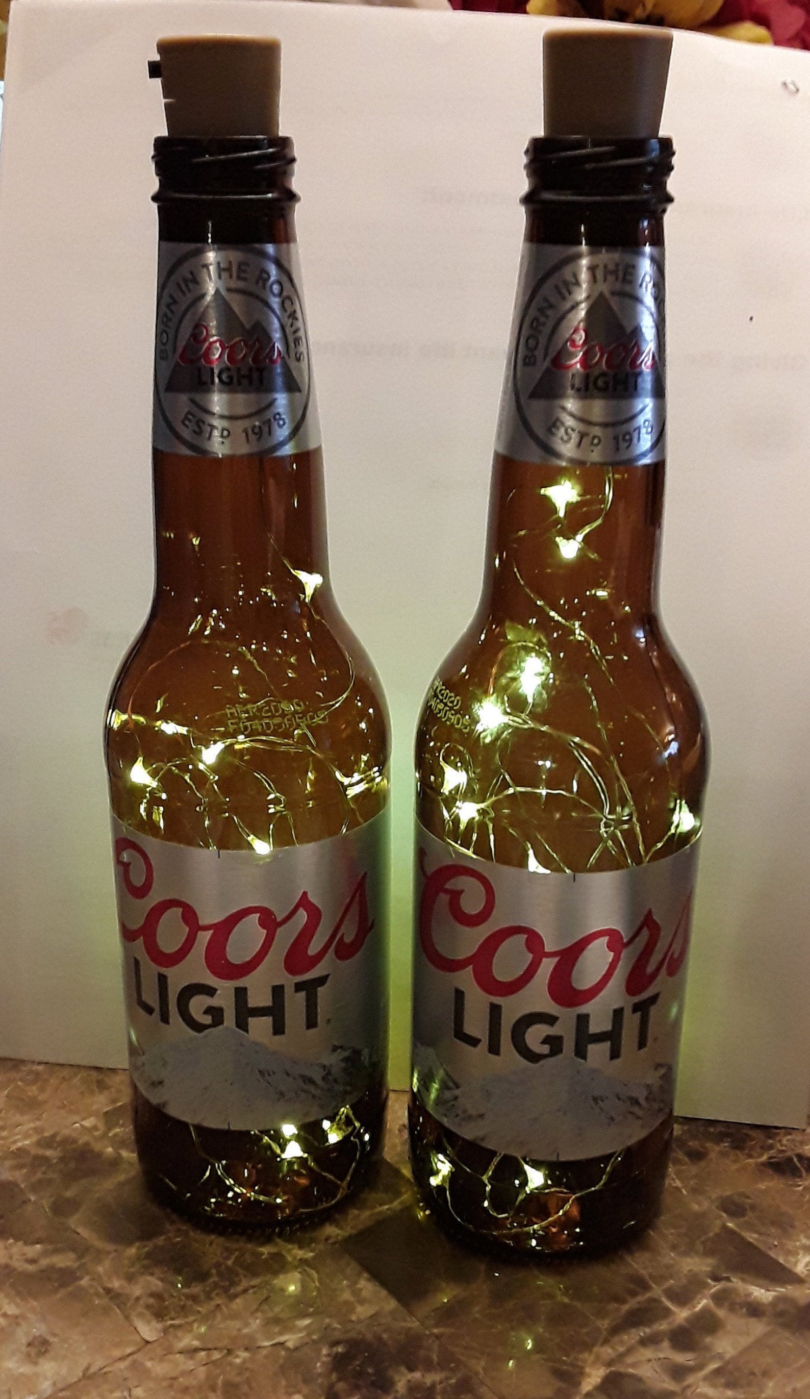 Coors Light Bottle Lights, Coors Light Gifts, Coors Light Lighted