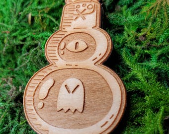 Cult Of The Lamb Wraith's Will Tarot Keychain