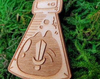 Cult Of The Lamb Divine Strength Tarot Keychain