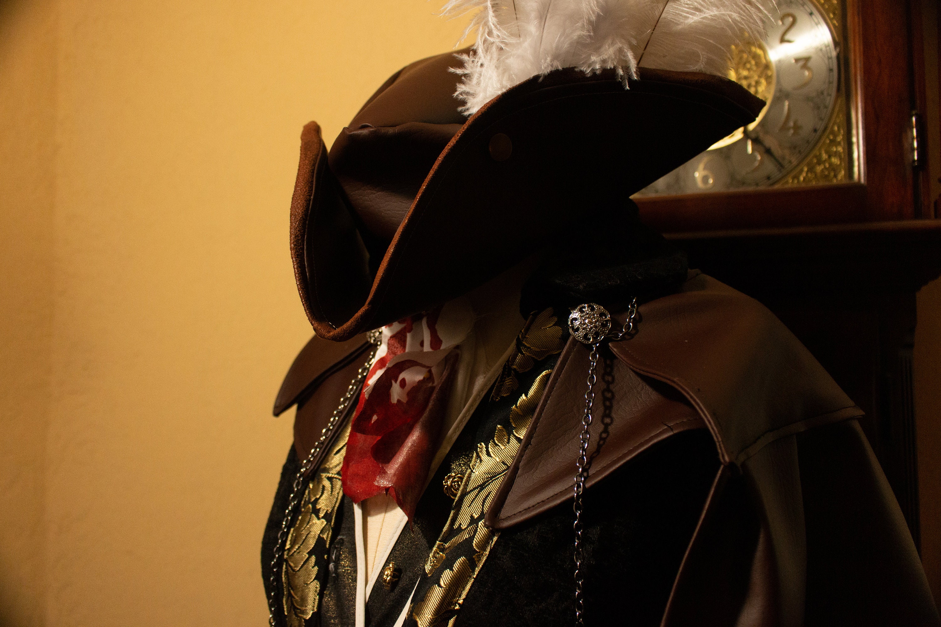 Lady maria hat bloodborne tricorn hat vinyl hat cosplay Etsy