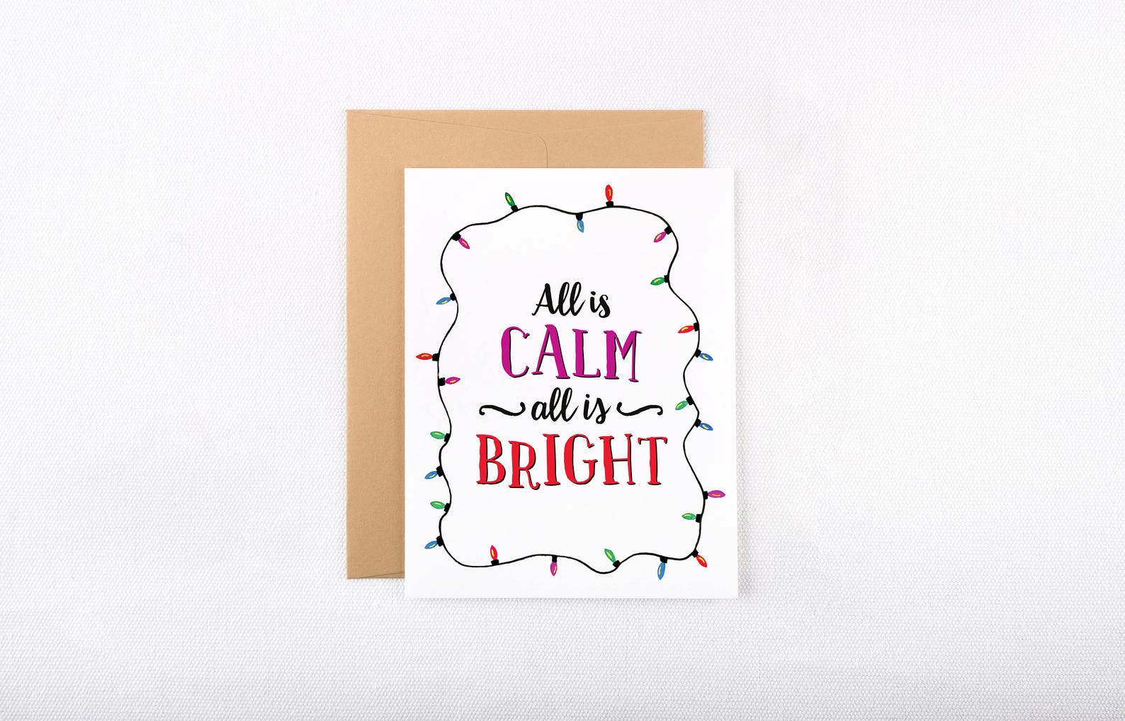 Printable Instant Download Christmas Holiday Greeting Card / All is ...