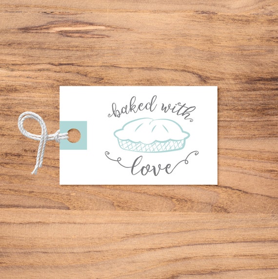 Printable Instant Download Bakery Kitchen Gift Tags / Baked | Etsy