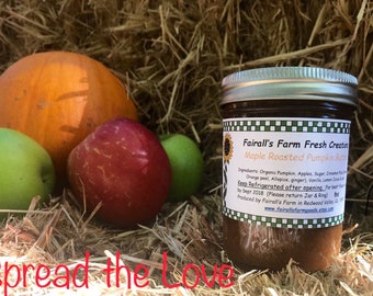 Pumpkin Butter - Fairall's Farm - Food Gift - Teacher Gift - Gifts under 20 - Gourmet Gift - Fruit Butter - Jam preserves - Christmas Gift