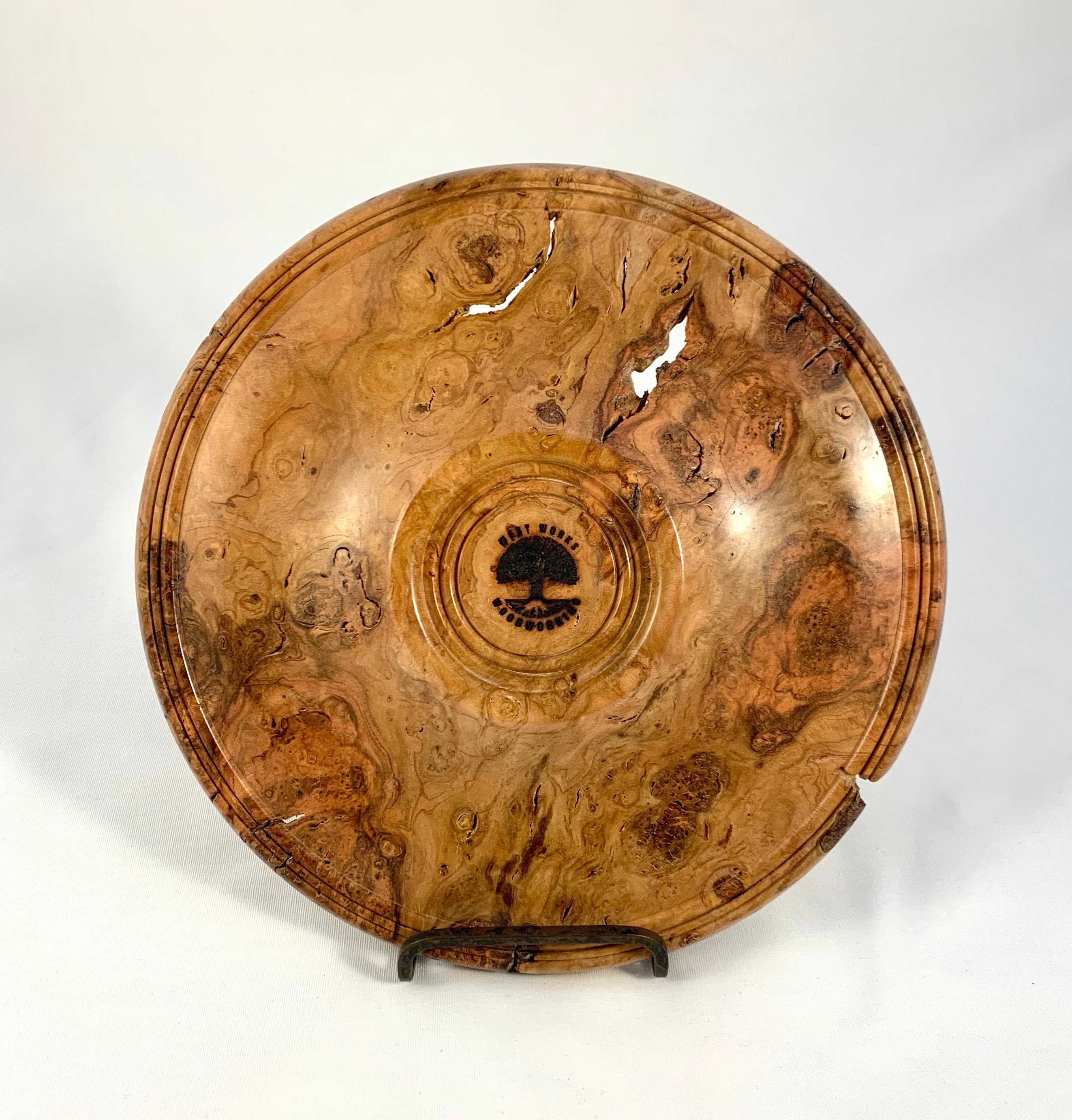 10 in Platter Cherry Burl Etsy