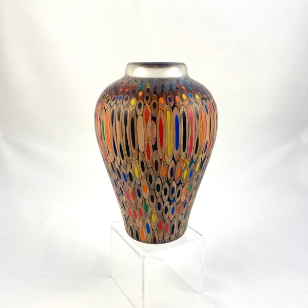 Colored Pencil Vase