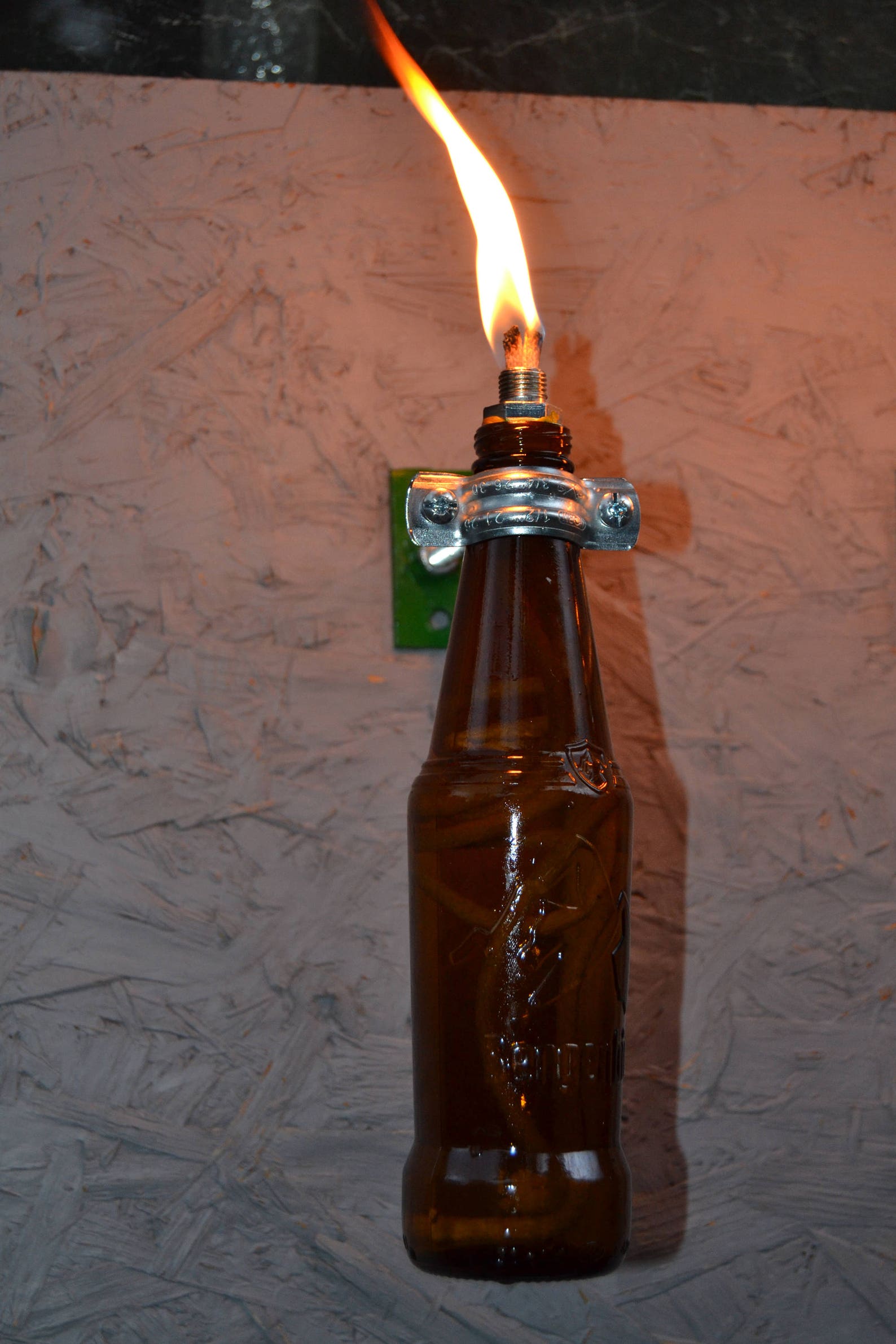 3 Beer Bottle Tiki Torches Gift for Mom Outdoor Lighting Etsy
