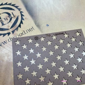 Star Template , Wooden Flag Star Layout Template Jig