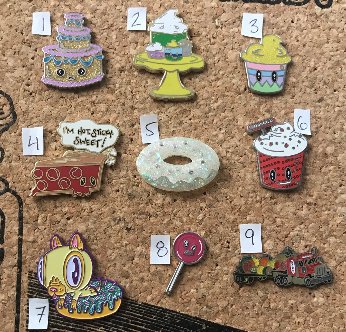 Food Pins Get your Hot Food Pins Etsy