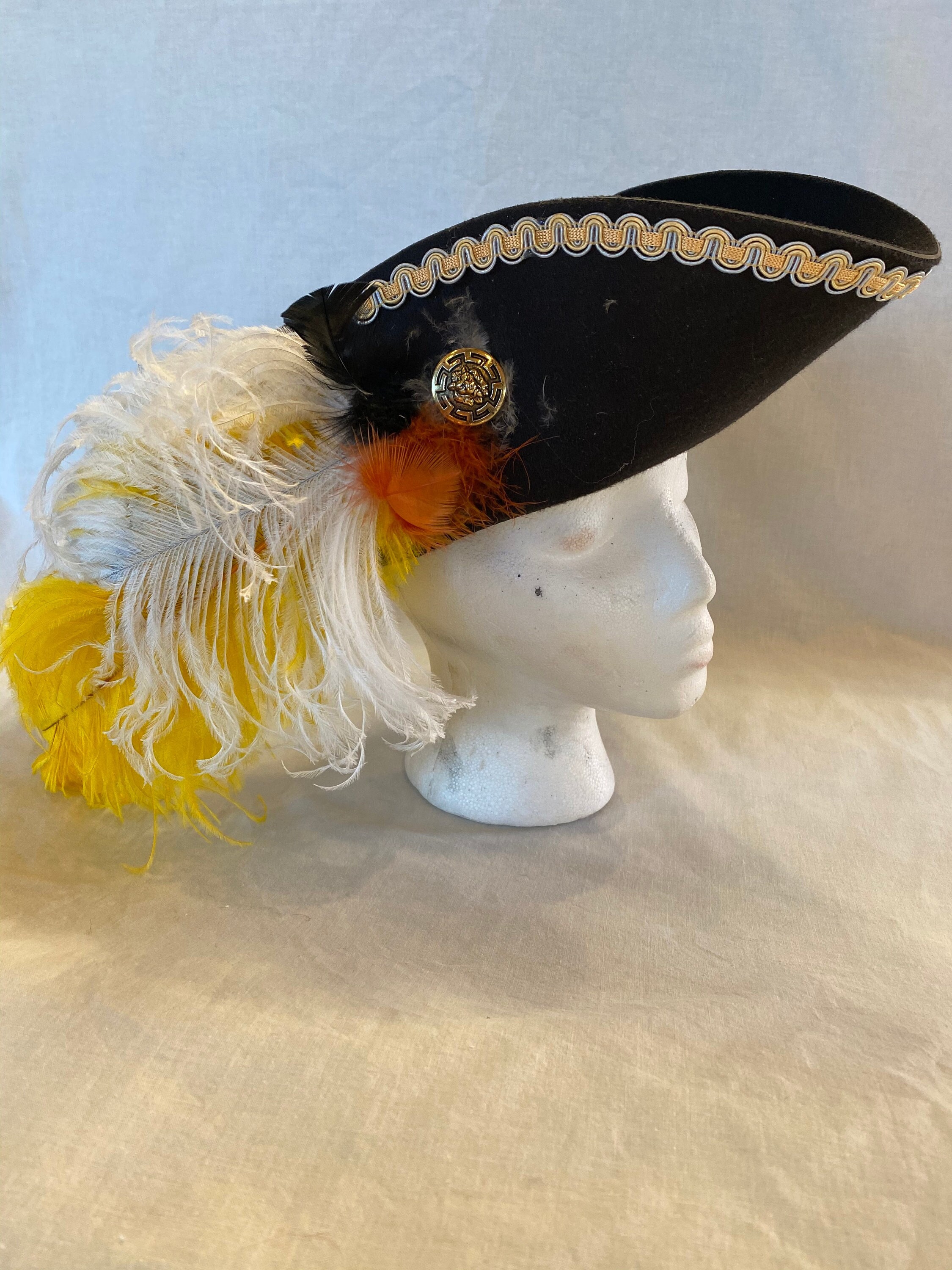 Pirate Hat Fantasy Hat Tricorn 