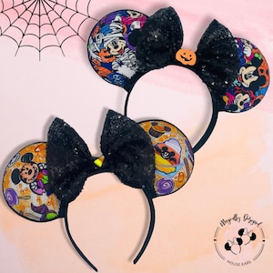 Halloween-muisoren, Halloween-muisoren, Mickey's niet zo enge Halloween-oren, Mickey Mummy, Halloween Disney-snacks, Trick or Treat
