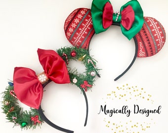 christmas wreath disney ears ugly christmas sweater ears minnie mouse ears mickeys very merry christmas party disney world parks lig - Disney Christmas Ears christmas wreath disney ears ugly christmas sweater ears minnie mouse ears mickeys very merry christmas party disney world parks lig - Disney Christmas Ears