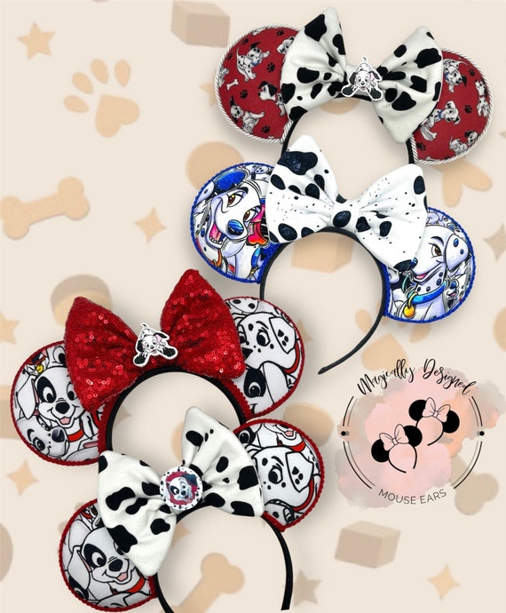 Disney Parks 101 Dalmatians Cruela Ears 2024 Disney Parks 101 Dalmatians Cruella Devil Pom Pom Ears  main image 3
