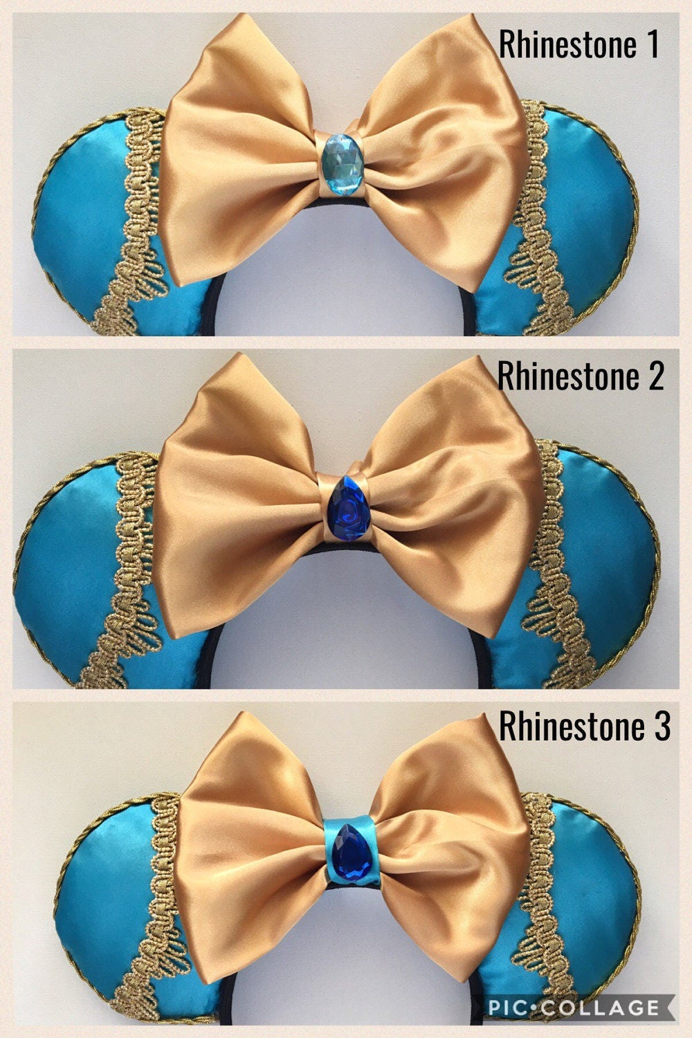 Princess Jasmine Ears Aladdin Ears Disney ears Mickey Mouse Etsy