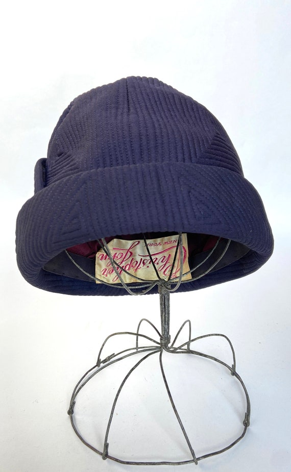 Vintage Blue '60s Hat Set - image 8