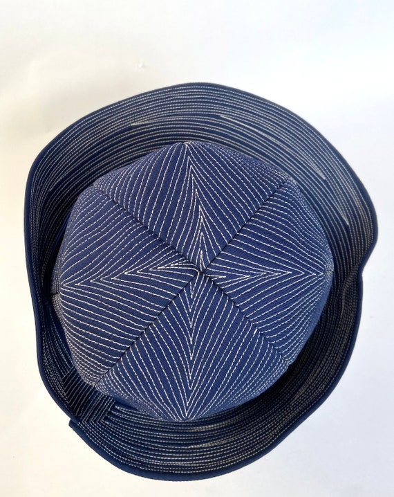 Vintage Blue '60s Hat Set - image 4