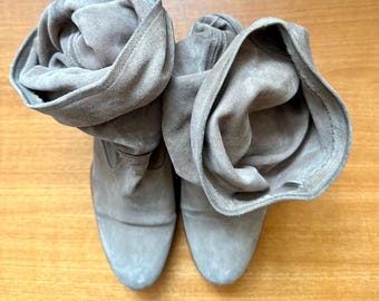 Botas vintage n.d.c de ante suave hechas a mano