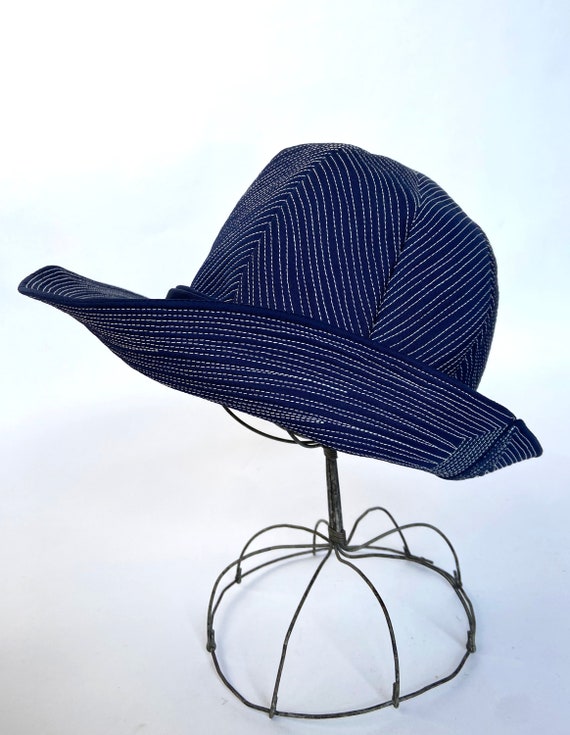 Vintage Blue '60s Hat Set - image 3