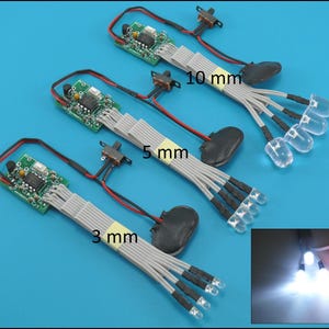 Train lighting LED kit flashing ditch lights headlight rear light HK9922