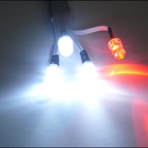 LED-Beleuchtungsset für Züge, blinkende Rangierleuchten, Scheinwerfer, Rücklicht HK9922