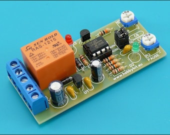 Cyclic Timer Switch Relay Delay ON OFF Repeater Interval 1 to 120 Sec Min 12V HK1583