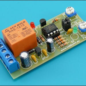 Relé temporizador cíclico de 12V ajustável de 1 a 120 segundos, com repetição liga/desliga mínima, módulo HK1583