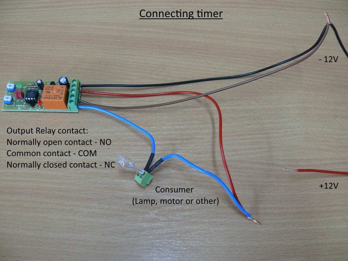 Cyclic Timer Switch Relay Delay ON OFF Repeater Interval 1 to Etsy