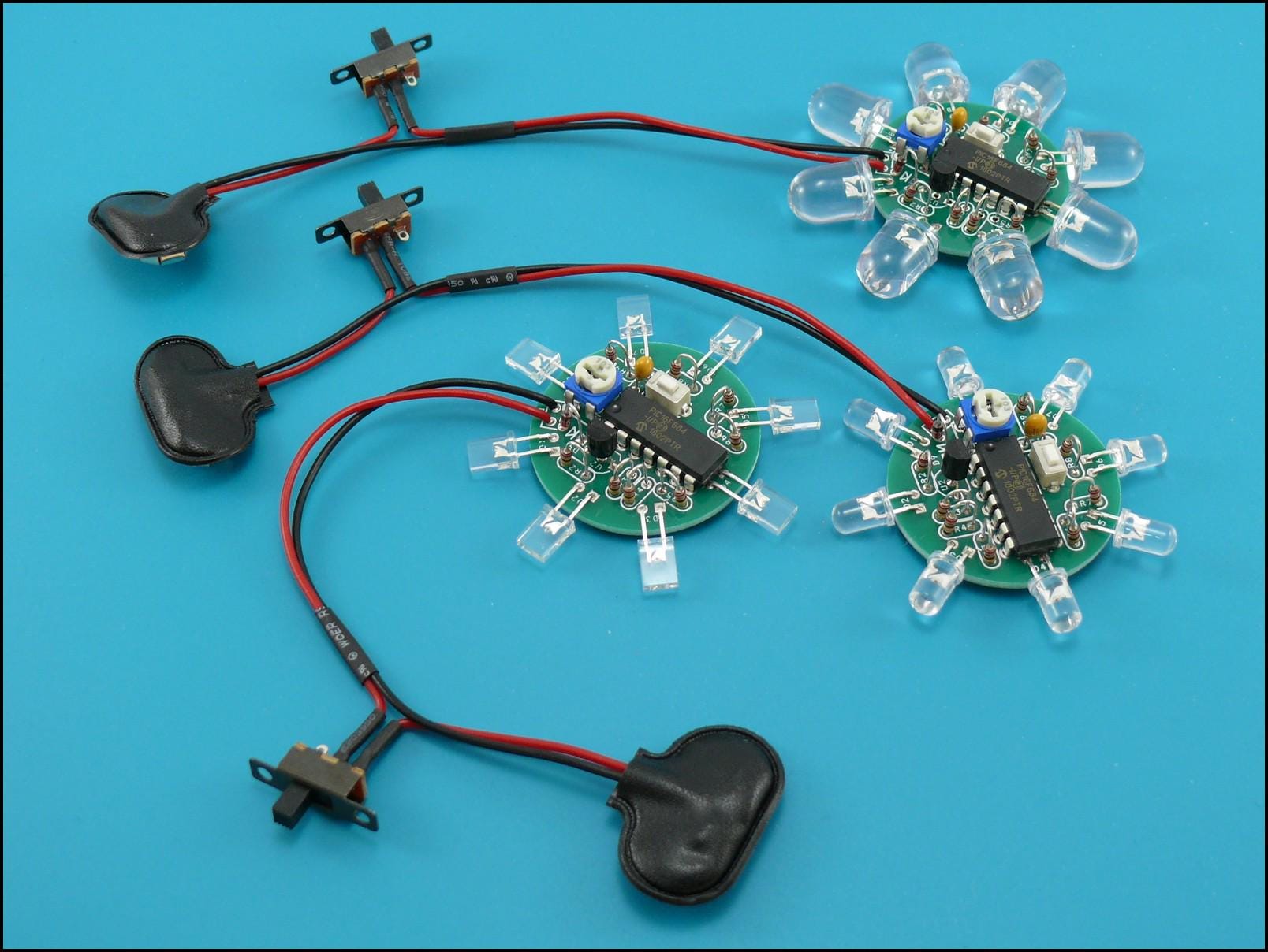 Led Sequencer Kit LED Beacon Light Chaser Round 8 Channel Sequencer 16 Programs HK9905 ...