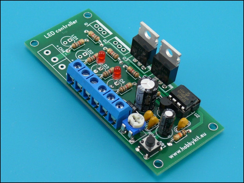 LED Chaser Controller 2 Channel Light Show Strobe Flash Module HK9982 ...